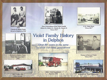 H.G. Violet family history in photos