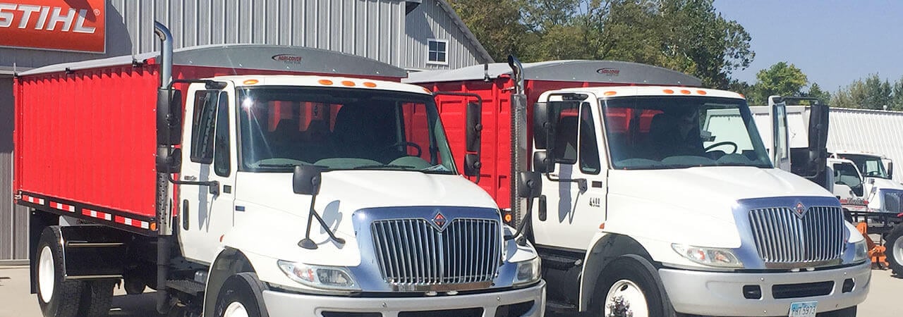 H.G. Violet new International box trucks