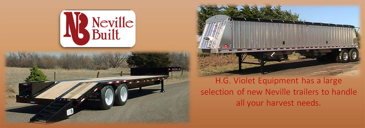 H.G. Violet has a large selection of Neville Built trailers to handle all of your harvest needs