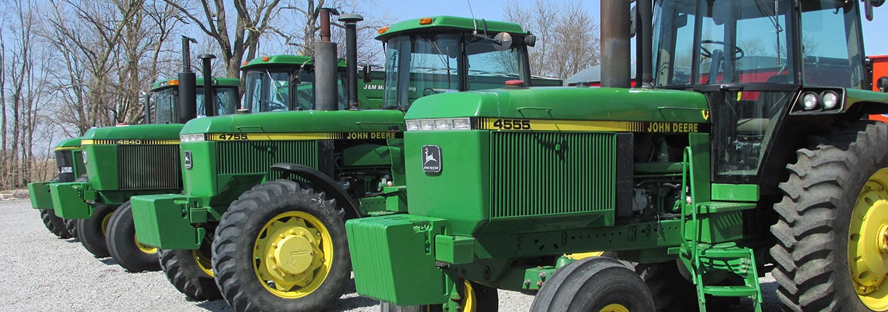 Used John Deere tractors